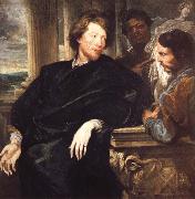 Anthony Van Dyck, Portrait of GeorgeGage with Two Attendants